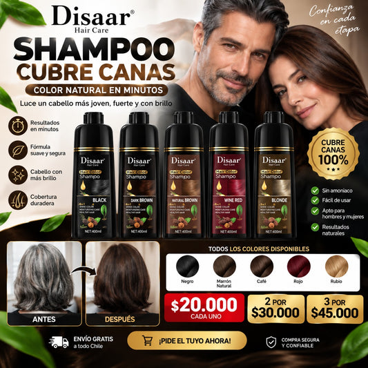 Renueva Tú Look Desde Casa, Fácil y Rápido  - Shampoo Disaar